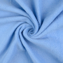 Tissu polaire anti-boulochage bleu moyen