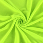 Tissu polaire anti-boulochage jaune fluo