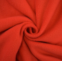 Tissu polaire anti-boulochage rouge