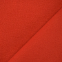 Tissu polaire anti-boulochage rouge