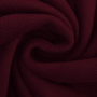 Tissu polaire anti-boulochage rouge vin
