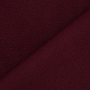 Tissu polaire anti-boulochage rouge vin