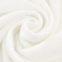 Tissu polaire anti-boulochage blanc cassé