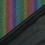 Tissu lamé jersey arc en ciel, multicolore