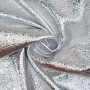 Stretch foil fabric Crackle Fibre Mood, silver