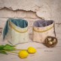 Freebook Cutting Corners Design Geschenkekorb und Utensilo Hanna, Duits