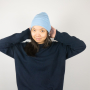 Patron couture gratuit bonnet femme pdf Beanie Vienna DoitMyWear, en allemand