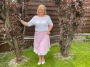 Freebook Einfach anziehend Kleid - Shirt Zeit zu Tanzen Rockbund Add On