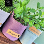 Patron couture gratuit cache pot en tissu pdf Malomi, en français