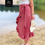 Patron couture gratuit jupe femme pdf Lucia Malomi, en français