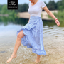 Patron couture gratuit jupe femme pdf Lucia Malomi, en français