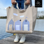 Patron couture gratuit sac de plage maritime XXL pdf Malomi, en français