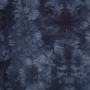 French Terry geruwd Batik, donkerblauw