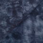 French Terry geruwd Batik, donkerblauw