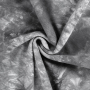 French Terry geruwd Batik, grijs