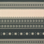 French Terry opgeruwd Christmas Stripes, groen