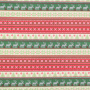 French Terry opgeruwd Christmas Sweater, crèmekleurig