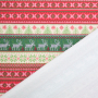 French Terry opgeruwd Christmas Sweater, crèmekleurig