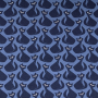 French Terry angeraut Katzen, blau