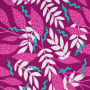 French Terry roughened Leaf Dream, magenta