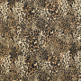 Tissu french terry gratté Little Léopard, beige