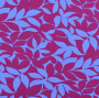 Tissu french terry gratté Feuilles Lovely Leaves, baie