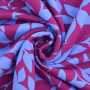 Tissu french terry gratté Feuilles Lovely Leaves, baie