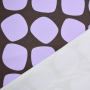 French Terry opgeruwd Retro Dots, blauwpaars
