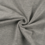 Tissu french terry gratté, gris clair chiné