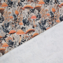 French Terry Autumn Mushrooms, beige