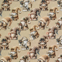 French Terry Christmas Gnomes, beige