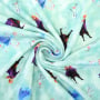 French Terry Frozen 2 Anna & Elsa, mintgroen
