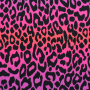 French Terry gradient leo, lichtfuchsia