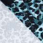 French Terry Leo, turquoise