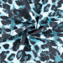 French Terry Leo, turquoise