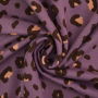 Tissu french terry lovely leo, pourpre