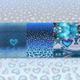 Tissu french terry panneau Stenzo Touch of Love, 150x75cm