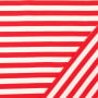 French terry stripes Leonie, red
