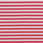 Tissu french terry Stripes, rouge