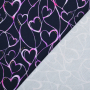 French Terry sweetheart, marineblauw