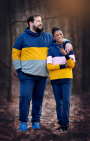 French Terry uni, donkerblauw