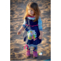 French Terry uni, donkerblauw