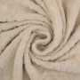Tissu éponge jersey jacquard Léopard Animal Skin, beige clair