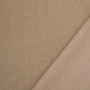 Tissu éponge jersey coton, beige