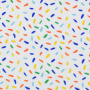 Tissu éponge jersey coton Confetti, blanc