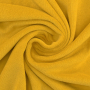 Tissu éponge jersey coton, moutarde