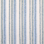 Badstof blue stripes, wit