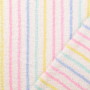 Badstof candy stripes, wit