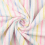 Badstof candy stripes, wit