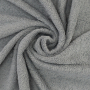 Tissu éponge coton, gris